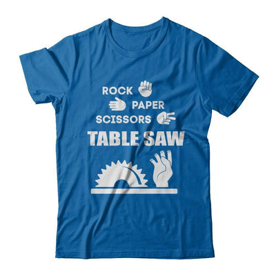 Rock Paper Scissors Table Saw-T-Shirt & Hoodie-Classic T-Shirt-Royal