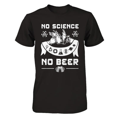 No Science No Beer March For Science-T-Shirt & Hoodie-Premium T-Shirt-Black