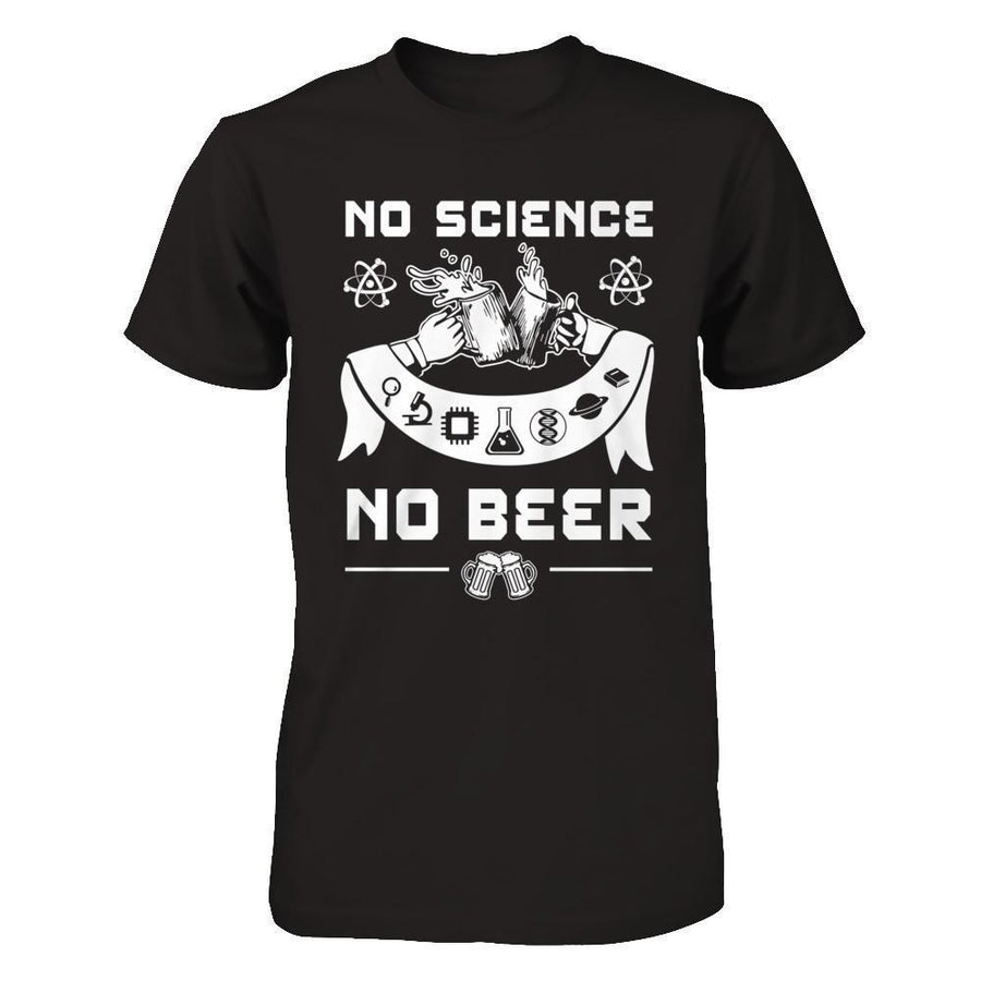 No Science No Beer March For Science-T-Shirt & Hoodie-Premium T-Shirt-Black
