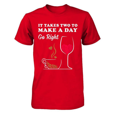 It Take Two To Make A Day Go Right-T-Shirt & Hoodie-Premium T-Shirt-Red