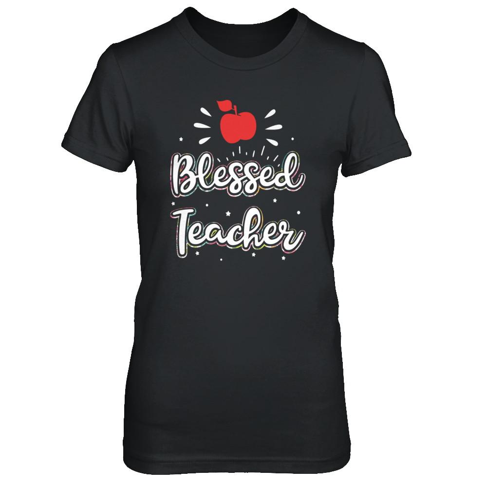 Blessed Teacher Gift-T-Shirt & Hoodie-Women's T-Shirt-Black