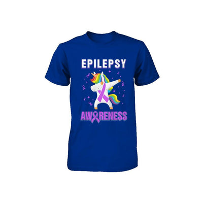 Inspirational Epilepsy Awareness Unicorn Support Youth-Youth Shirt-