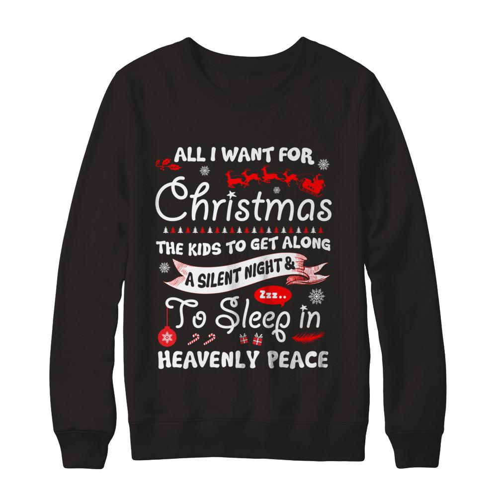 All I Want For Christmas The Kids To Get Along Asilent Night
