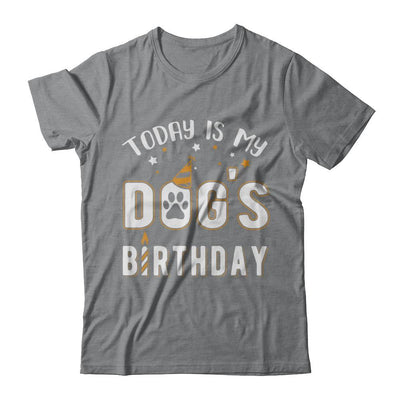 Today is My Dog's Birthday-T-Shirt & Hoodie-Classic T-Shirt-Sport Grey