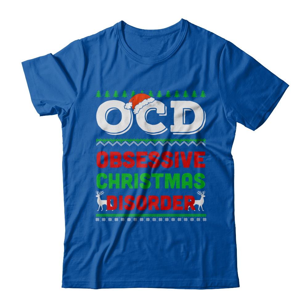 OCD Obsessive Christmas Disorder Xmas Gift-T-Shirt & Sweatshirt-Premium T-Shirt-Royal