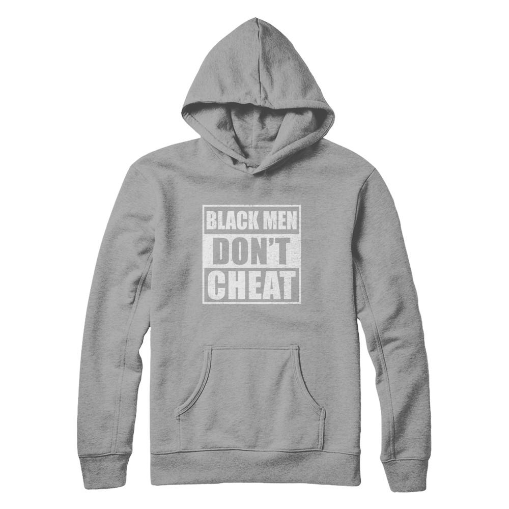 Funny Black Men Dont Cheat-T-Shirt & Hoodie-Pullover Hoodie-Light Steel