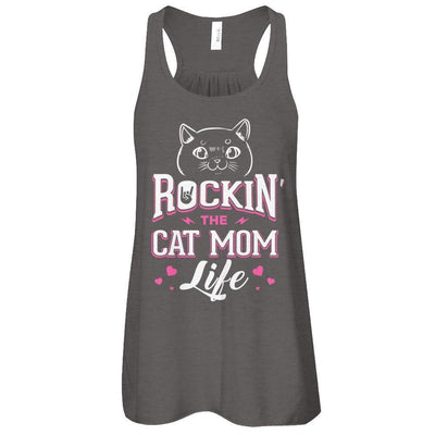 Rocking The Cat Mom Life-T-Shirt & Tank Top-