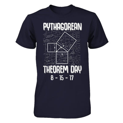 Pythagorean Theorem Day 8-15-17-T-Shirt & Hoodie-Premium T-Shirt-Midnight Navy