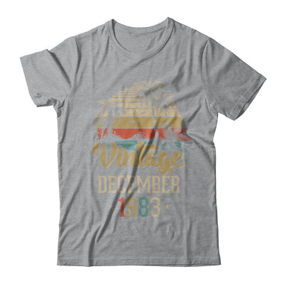 Retro Classic Vintage December 1983 38th Birthday Gift-T-Shirt & Hoodie-Classic T-Shirt-Sport Grey