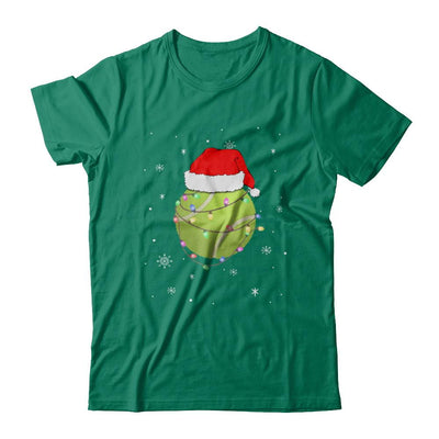 Santa Hat Tennis Christmas Gifts-T-Shirt & Sweatshirt-Classic T-Shirt-Kelly Green