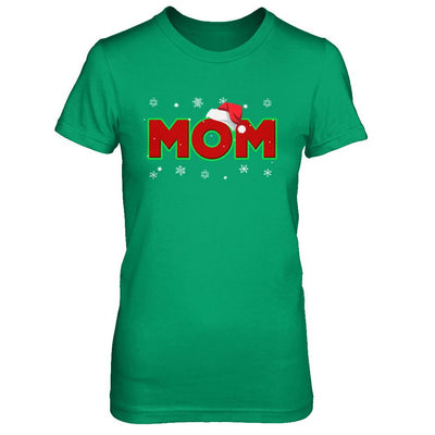 Mom Christmas Santa Ugly Sweater Gift-T-Shirt & Sweatshirt-Women's T-Shirt-Irish Green