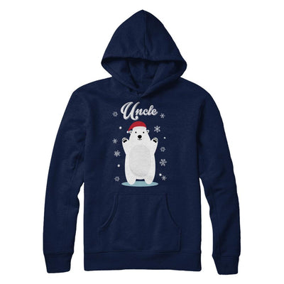 Uncle Bear Christmas Santa Pajamas-T-Shirt & Sweatshirt-Pullover Hoodie-Navy