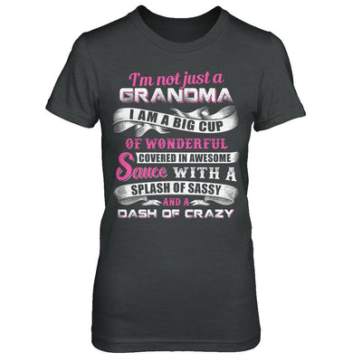 I'm Not Just A Grandma I'm A Big Cup Of Wonderful-T-Shirt & Hoodie-Women's T-Shirt-Dark Heather