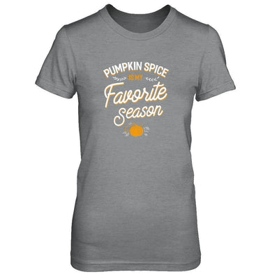 Pumpkin Spice Is My Favorite Season-T-Shirt & Tank Top-Women's T-Shirt-Sport Grey