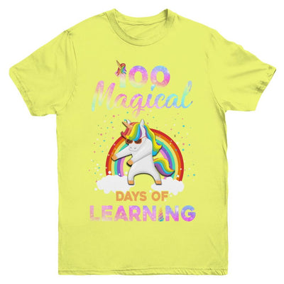 100 Magical Days of Learning Flossing Unicorn Youth-Youth Shirt-Youth T-Shirt-Daisy
