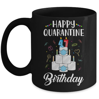 47th Birthday Gift Idea 1974 Happy Quarantine Birthday Mug-Coffee Mug-Mug-Black