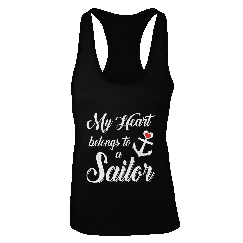 My Heart Belongs To A Sailor Wife Gift