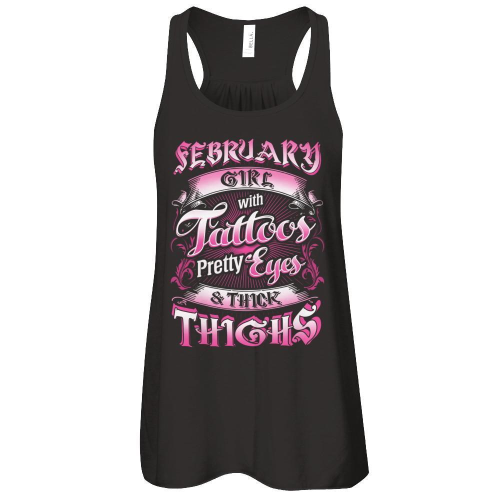February Girl With Tattoos Pretty Eyes Thick Thighs