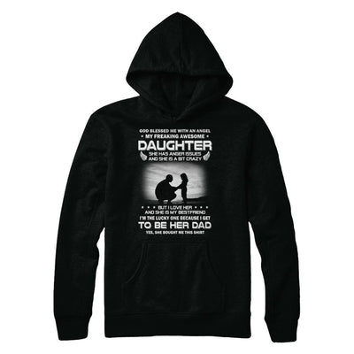 Fathers Day My Freaking Awesome Daughter Bought Me This-T-Shirt & Hoodie-Pullover Hoodie-Black