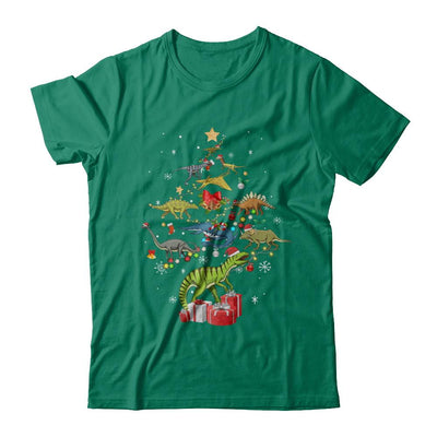 Tree Rex Funny Dinosaur Christmas Tree Kids Gift-T-Shirt & Sweatshirt-Classic T-Shirt-Kelly Green