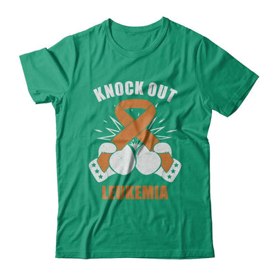 Boxing knock out Leukemia Awareness Support-T-Shirt & Hoodie-Classic T-Shirt-Kelly Green