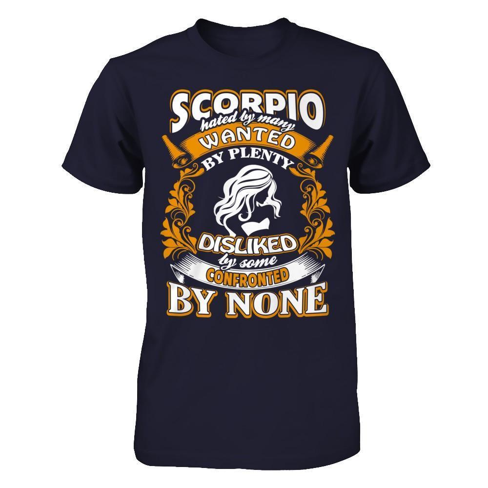 Scorpio Hated By Many Wanted By Plenty-T-Shirt & Hoodie-Premium T-Shirt-Midnight Navy
