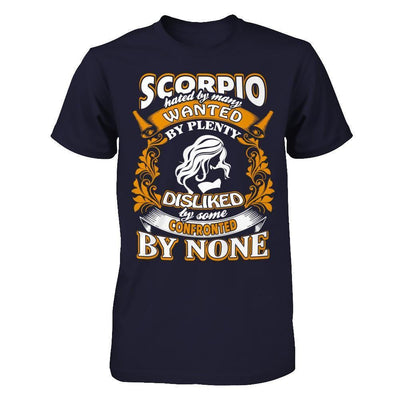 Scorpio Hated By Many Wanted By Plenty-T-Shirt & Hoodie-Premium T-Shirt-Midnight Navy