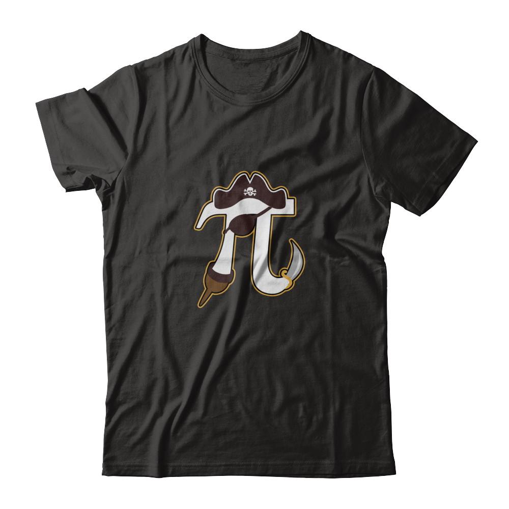 Pi Day 2018 Funny Pi Pirate Style For Math-T-Shirt & Hoodie-Premium T-Shirt-Black