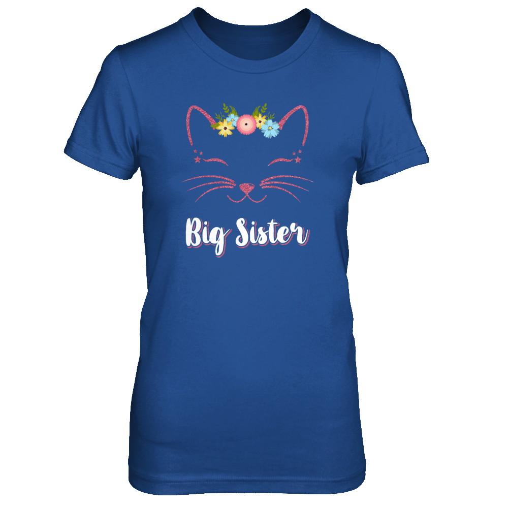 Kitty Cat Big Sister I'm Going To Be A Big Sister-T-Shirt & Tank Top-Women's T-Shirt-Royal