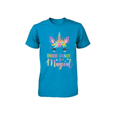 Third Grade is magical Unicorn Back to School 3rd Grade Youth-Youth Shirt-