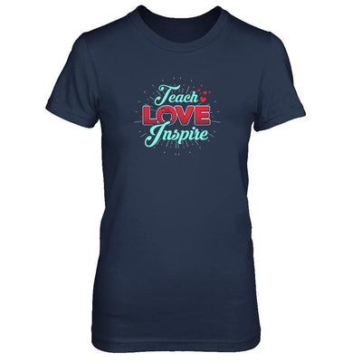 Teach Love Inspire-T-Shirt & Tank Top-Women's T-Shirt-Navy