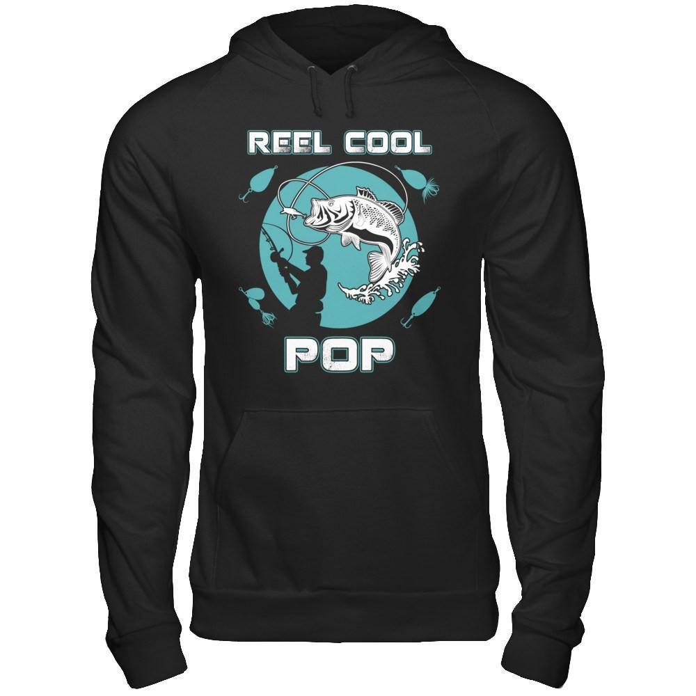 Reel Cool Pop-T-Shirt & Hoodie-Pullover Hoodie-Black
