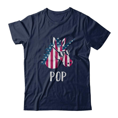 Patriotic Pop Unicorn Americorn 4Th Of July-T-Shirt & Hoodie-Classic T-Shirt-Navy