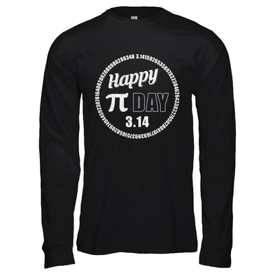 Happy Pi Day Love Math Funny March 14Th 2021-T-Shirt & Hoodie-Long Sleeve T-Shirt-Black