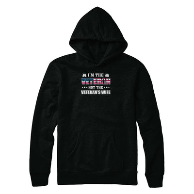 I'm The Veteran Not The Veteran's Wife-T-Shirt & Tank Top-Pullover Hoodie-Black
