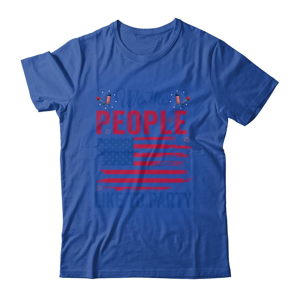 4Th Of July For Men Women Party Patriotic American-T-Shirt & Tank Top-Classic T-Shirt-Royal