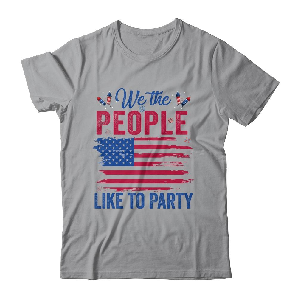 4Th Of July For Men Women Party Patriotic American-T-Shirt & Tank Top-Classic T-Shirt-Sport Grey