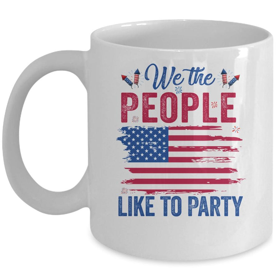 4Th Of July For Men Women Party Patriotic American Mug-Coffee Mug-Mug-White