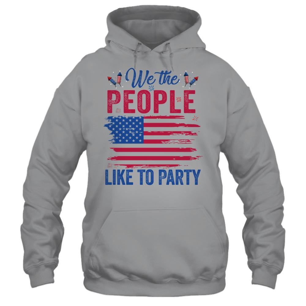 4Th Of July For Men Women Party Patriotic American-T-Shirt & Tank Top-Pullover Hoodie-Sport Grey