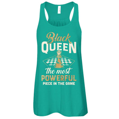 Black Queen The Most Powerful Piece In The Game-T-Shirt & Tank Top-Women's Flowy Racerback Tank-Kelly