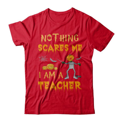 Halloween Nothing Scares Me I'm A Teacher-T-Shirt & Hoodie-Premium T-Shirt-Red