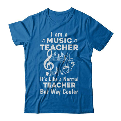 I Am A Music Teacher Proud Funny Music Teacher-T-Shirt & Hoodie-Classic T-Shirt-Royal
