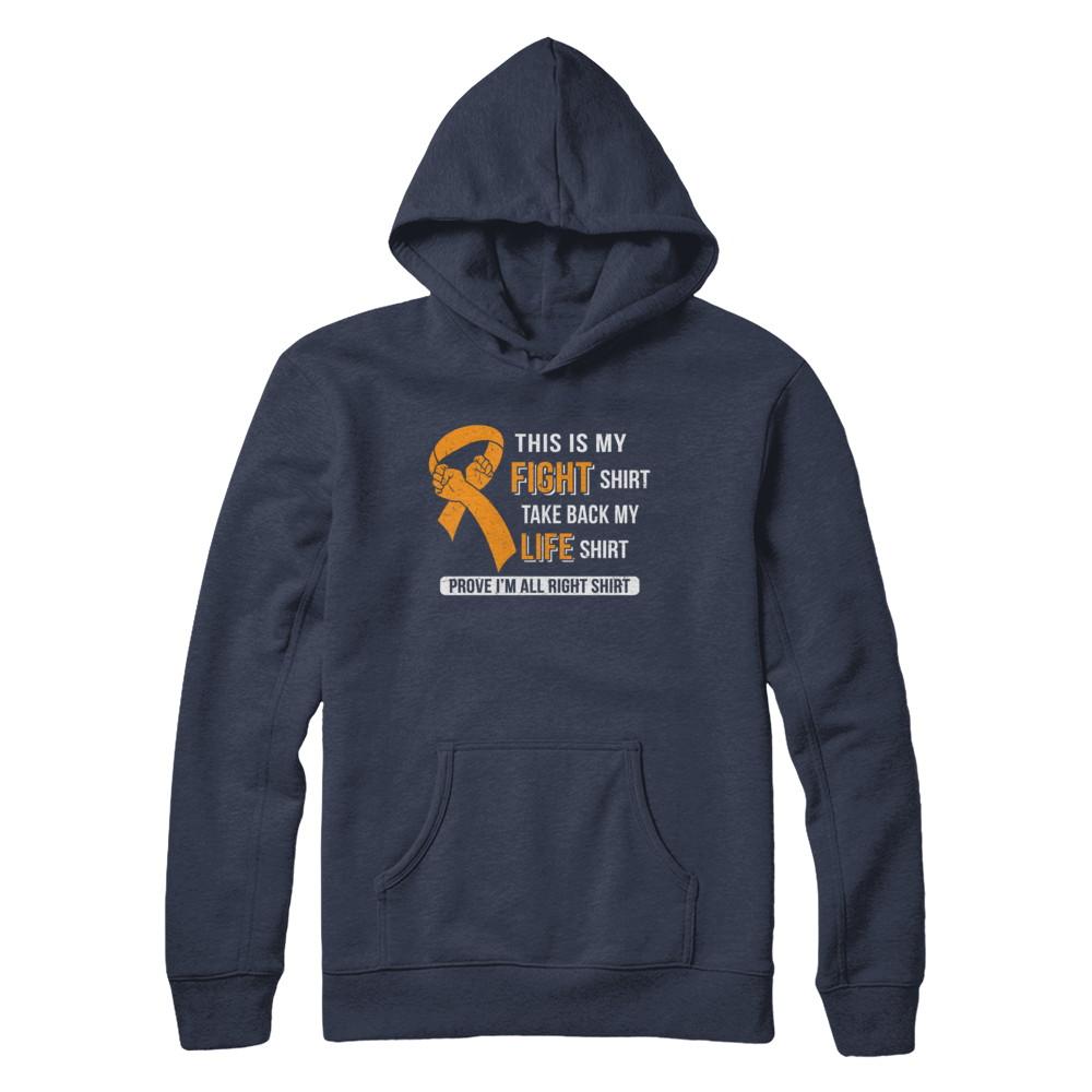 This Is My Fight Multiple Sclerosis Awareness-T-Shirt & Hoodie-Pullover Hoodie-Navy