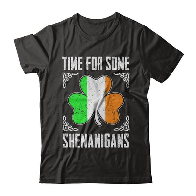 Time For Some Shenanigans St Patricks Day-T-Shirt & Hoodie-Premium T-Shirt-Black