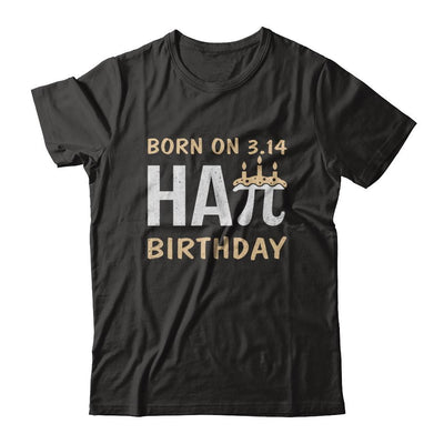 Born On March 14 Happy Pi Day Birthday-T-Shirt & Hoodie-Premium T-Shirt-Black