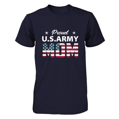 Proud Us Army Mom-T-Shirt & Hoodie-Premium T-Shirt-Midnight Navy