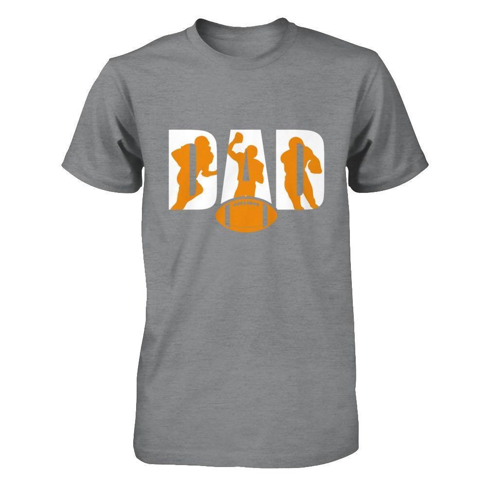 Football Dad Father's Day-T-Shirt & Hoodie-Classic T-Shirt-Sport Grey