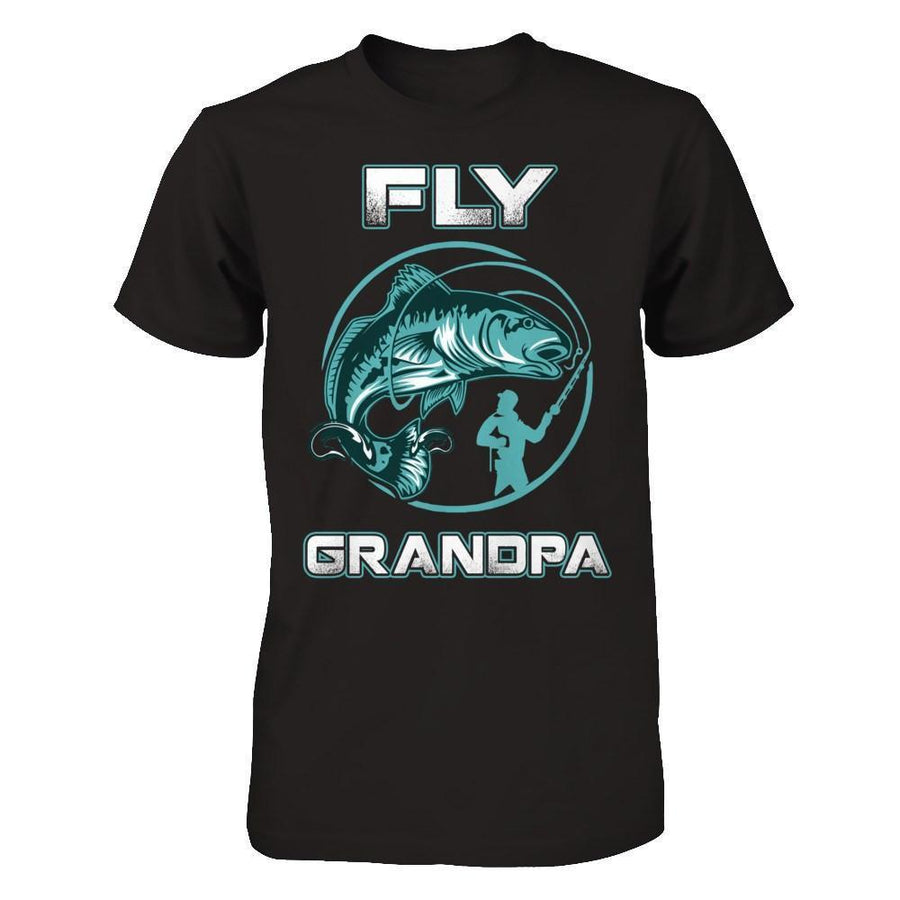 Fly Fishing Grandpa-T-Shirt & Hoodie-Classic T-Shirt-Black