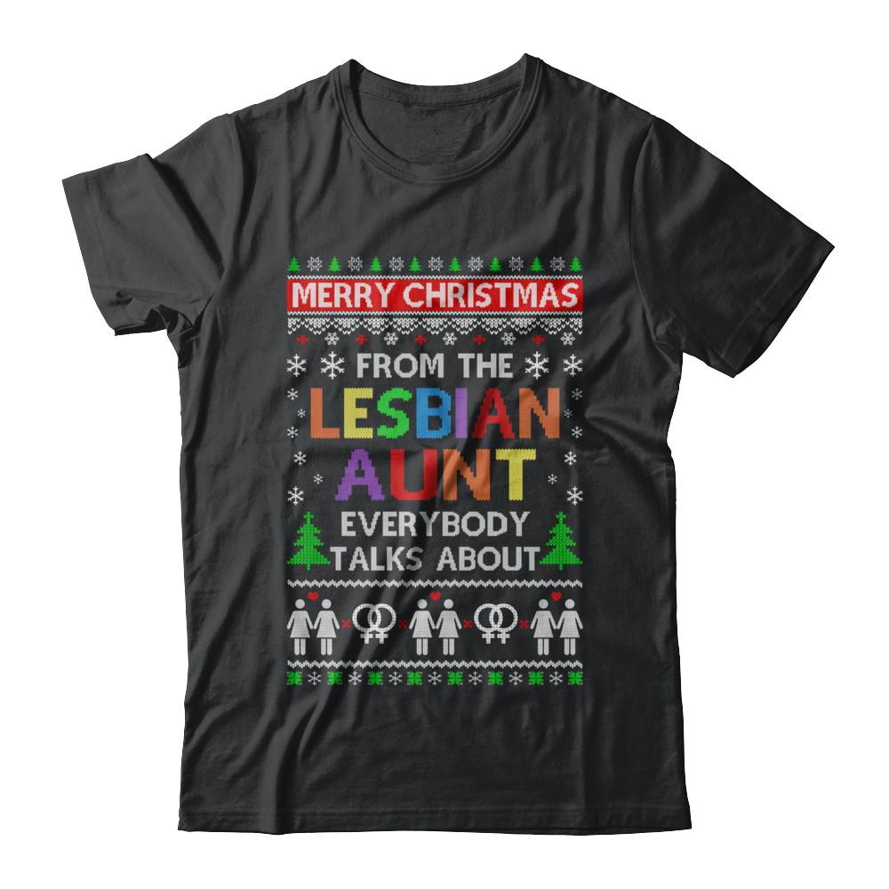LGBT Merry Christmas From Lesbian Aunt Ugly Christmas Sweater