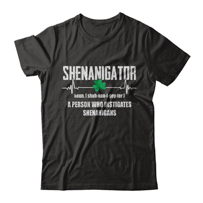 Shenanigator Definition Happy St Patrick's Day-T-Shirt & Hoodie-Premium T-Shirt-Black